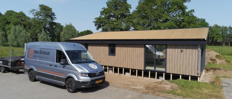 De mantelzorgwoning is bijna klaar voor gebruik