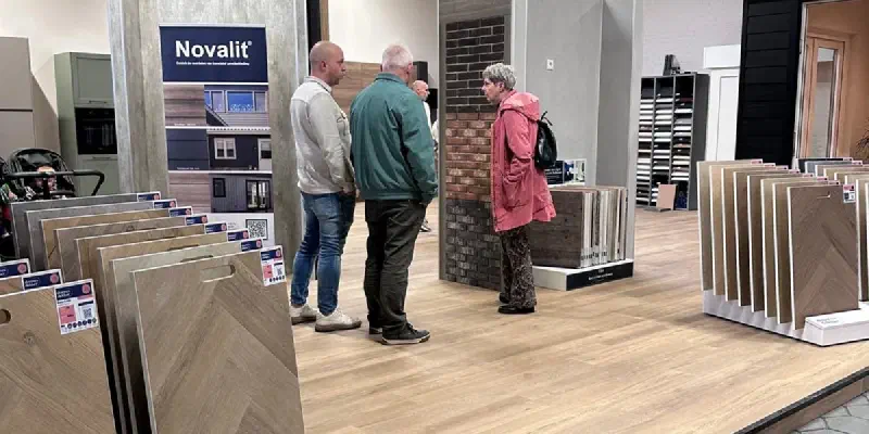 Bezoekers van de open dag
