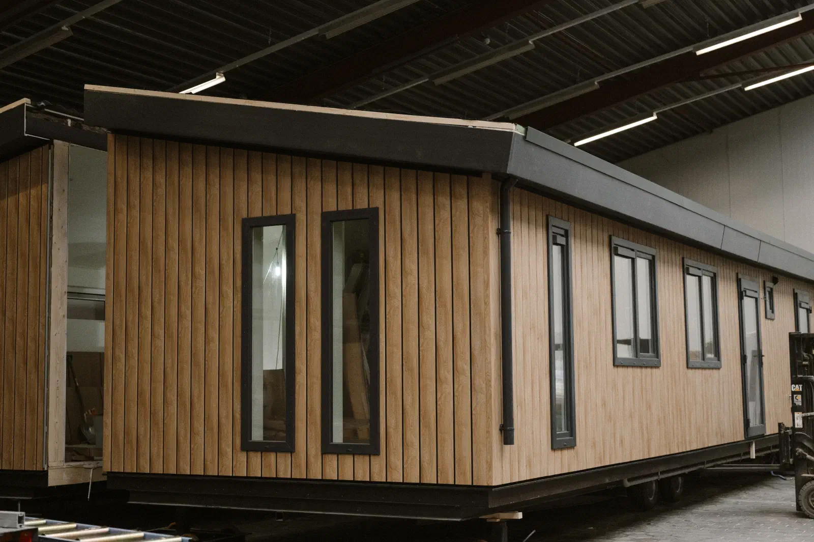 Woning klaar voor transport